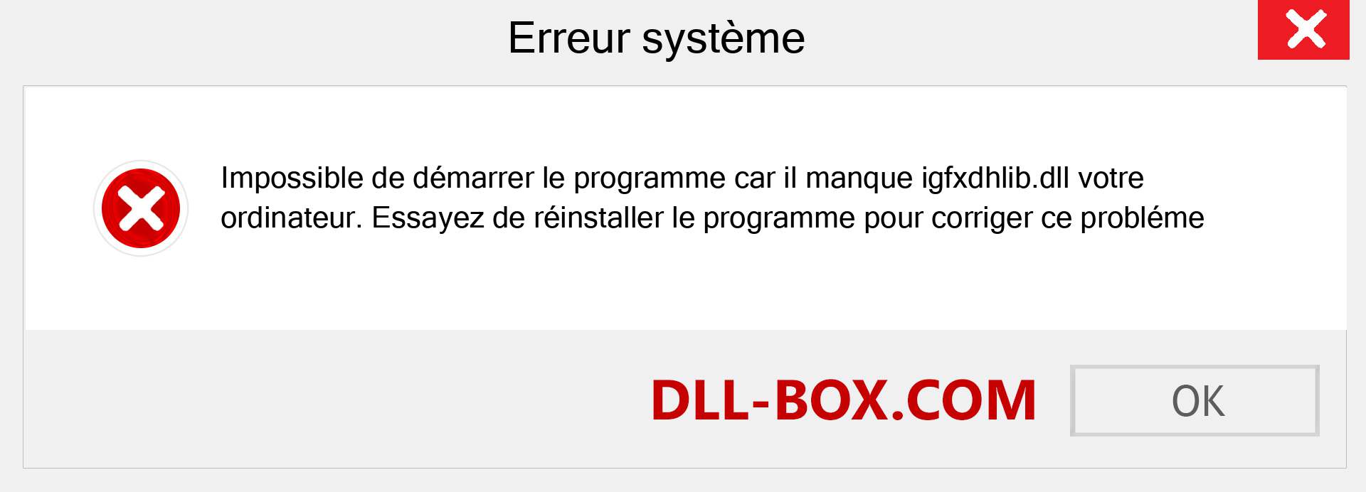 Le fichier igfxdhlib.dll est manquant ?. Télécharger pour Windows 7, 8, 10 - Correction de l'erreur manquante igfxdhlib dll sur Windows, photos, images